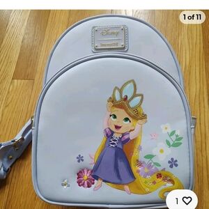 Loungefly DISNEY young Repunzel Tiara Backpack Rare
